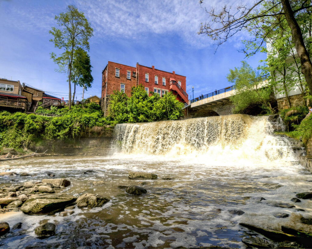 Chagrin Falls in Chagrin Falls